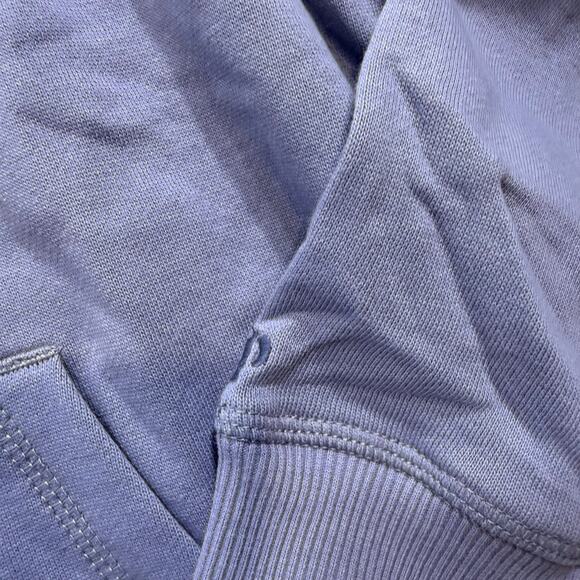 Pact NWT One For All‎ Unisex Hoodie Sweatshirt Granite Blue Small Organic Cotton - Picture 5 of 13